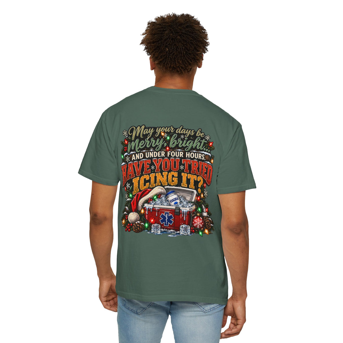 Have You Tried Icing It? Christmas EMS Shirt | Funny Paramedic Holiday T-Shirt & Sweatshirt | Adult Medical Humor Gift