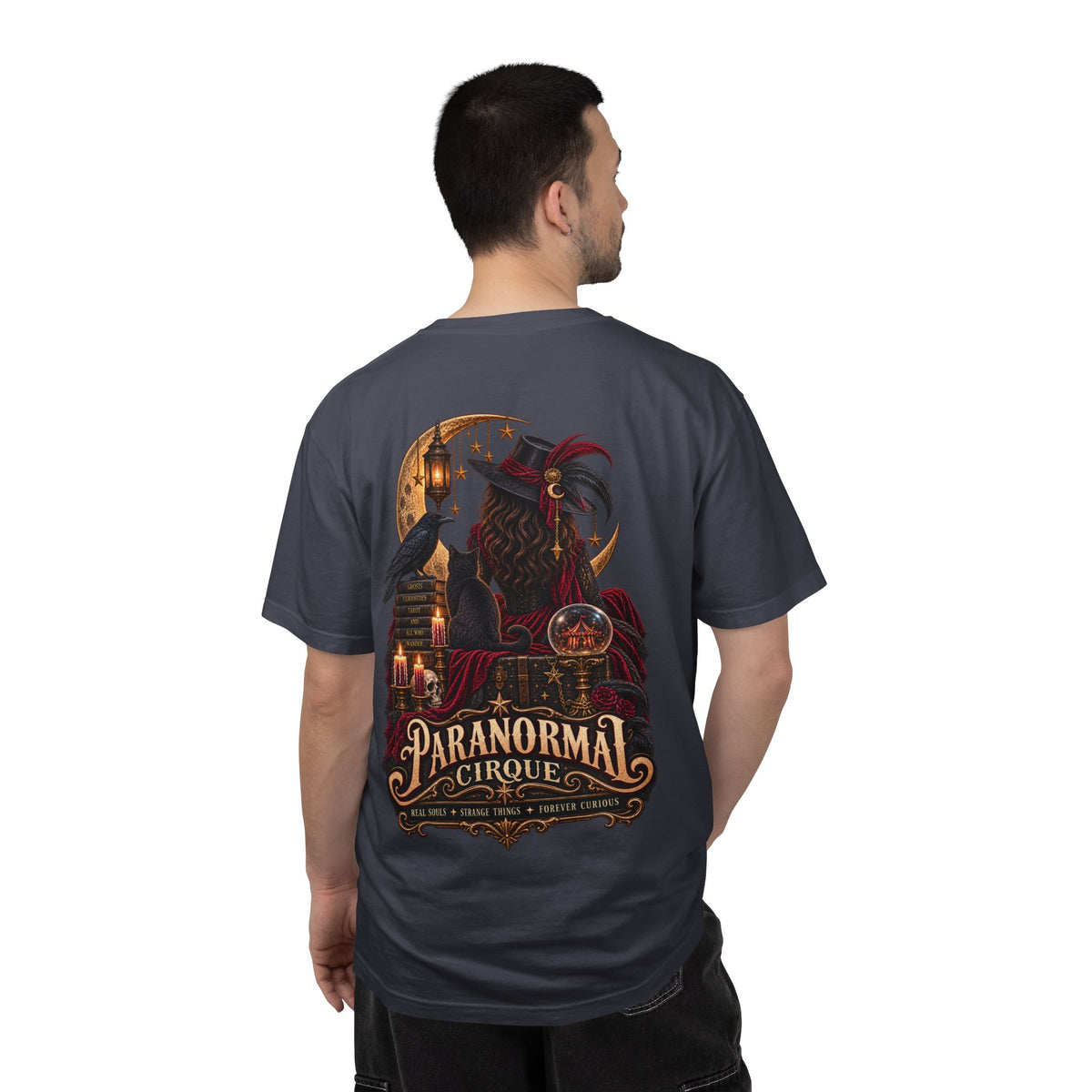 Paranormal Cirque T-Shirt — Gothic Raven Fortune Teller Tee