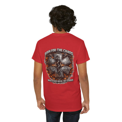 Born for Chaos Paramedic EMT T-Shirt — First Responder Gift