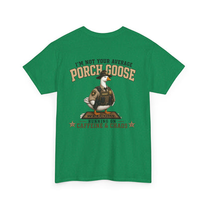 Deputy Porch Goose T-Shirt — "Meet Your Porch Guardian"