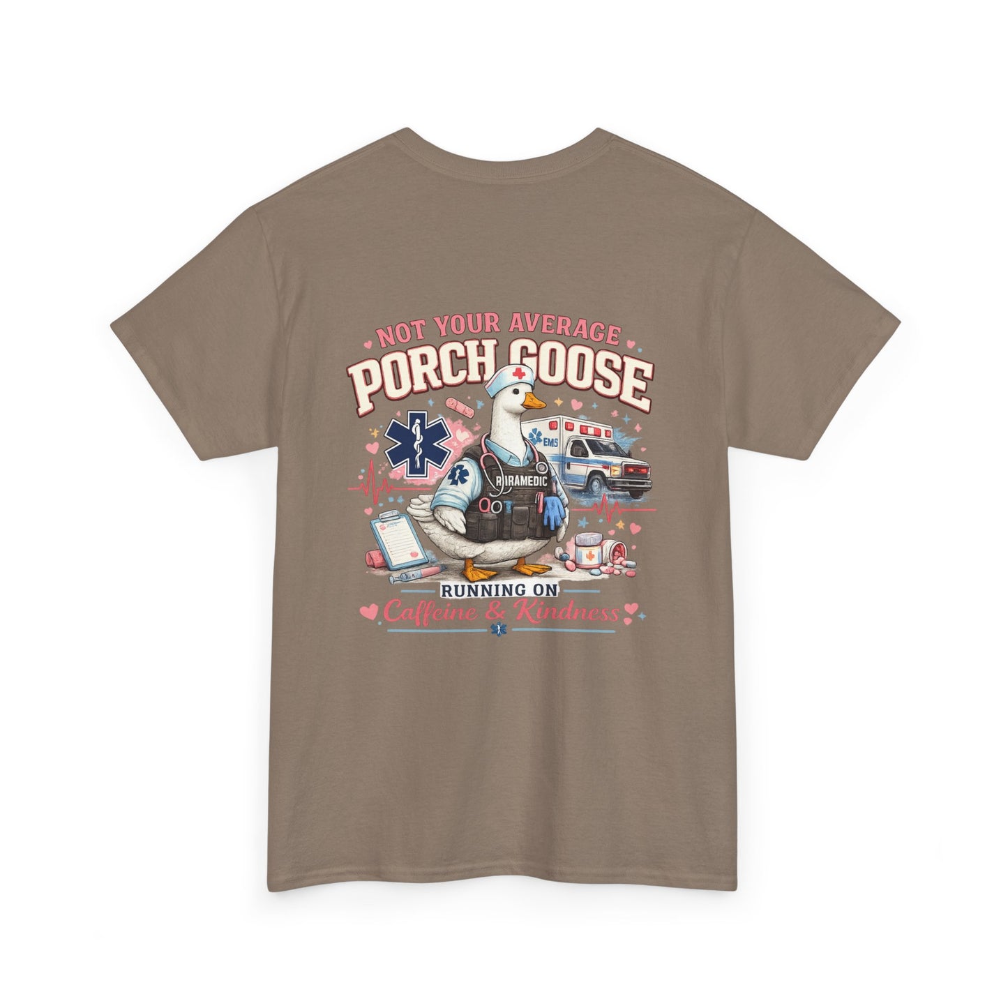 Paramedic Porch Goose T-Shirt — Support First Responders