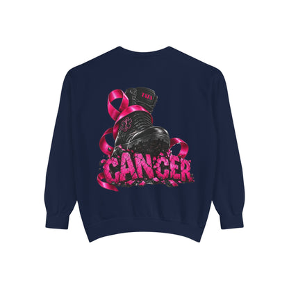Cancer Awareness Sweatshirt  EMS Edition– Pink Ribbon Fighter Graphic Crewneck