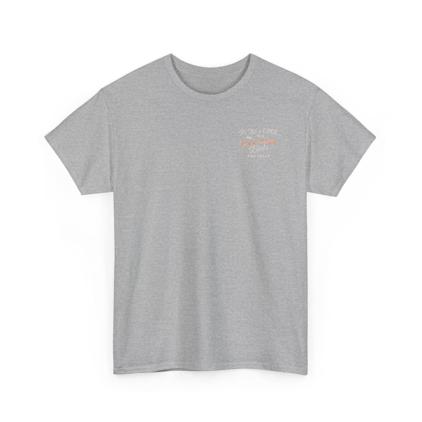 Bougie EMS Lady Birthday Tee — EMS Women First Responder Birthday Shirt