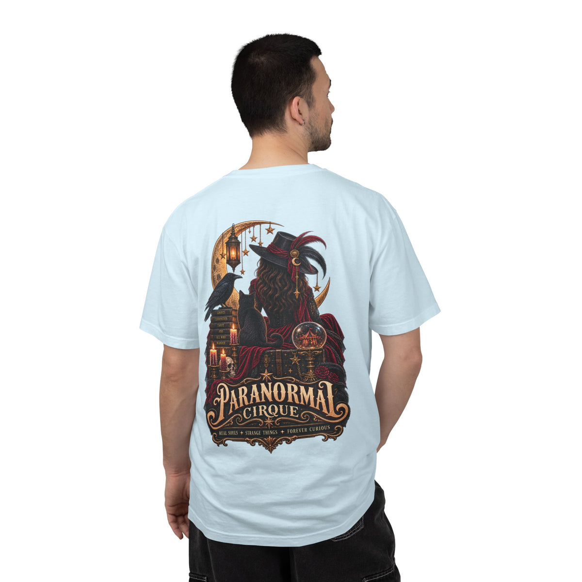 Paranormal Cirque T-Shirt — Gothic Raven Fortune Teller Tee