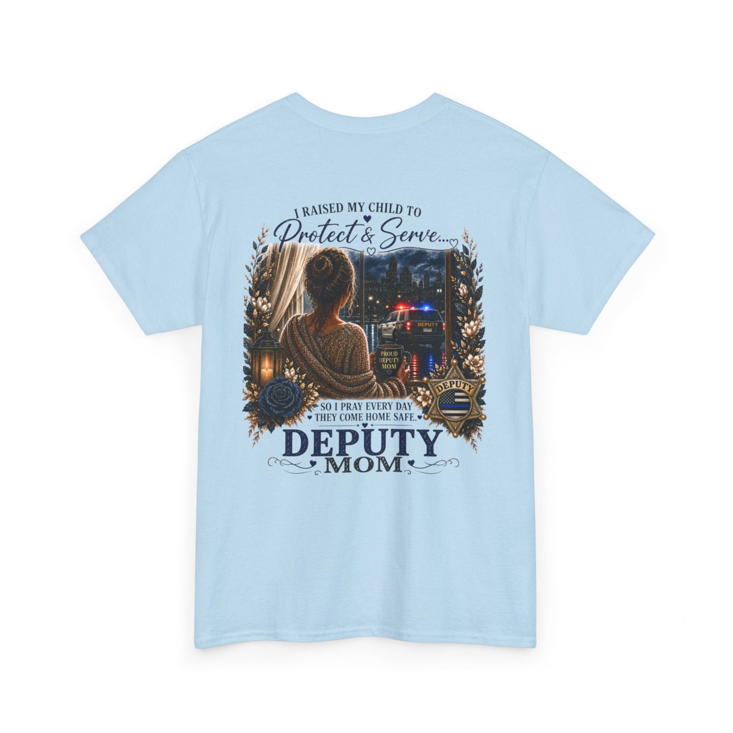 Deputy Mom Tee — Proud Police Mom "Back The Blue" Family Shirt