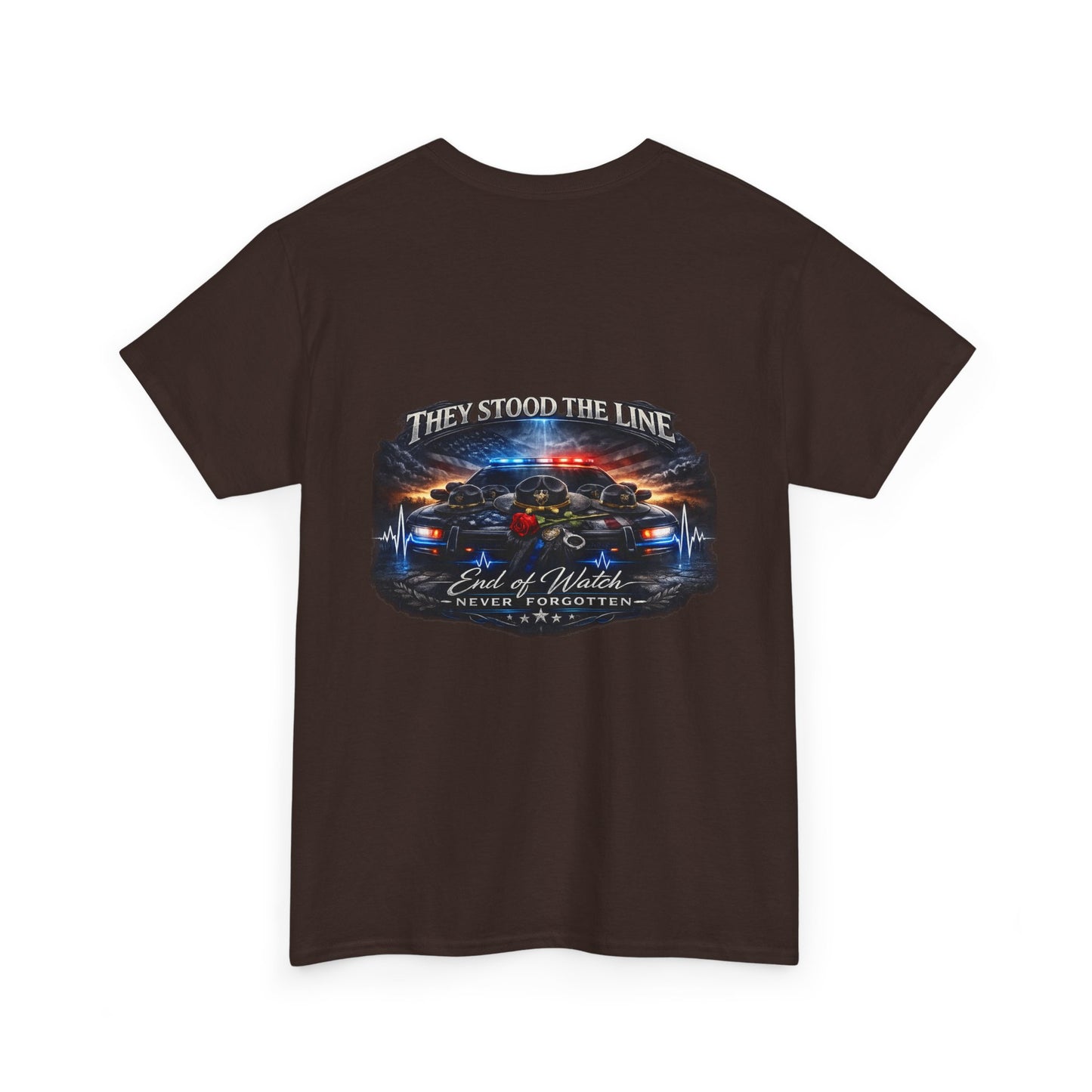 North Carolina State Trooper Memorial T-Shirt — Badge Tribute