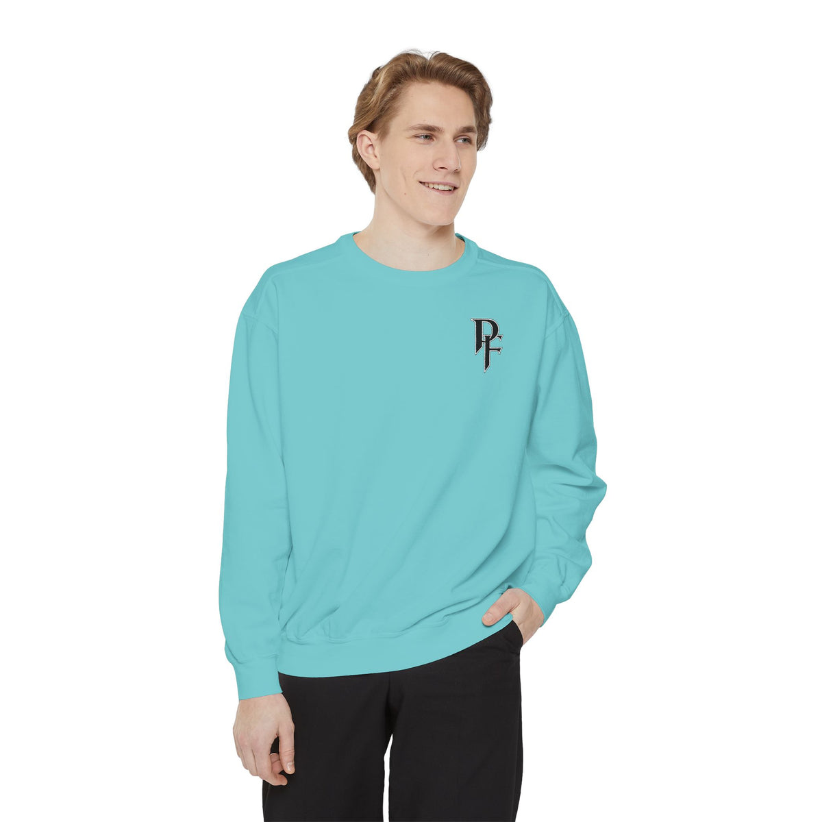 Cancer Awareness Sweatshirt  EMS Edition– Pink Ribbon Fighter Graphic Crewneck