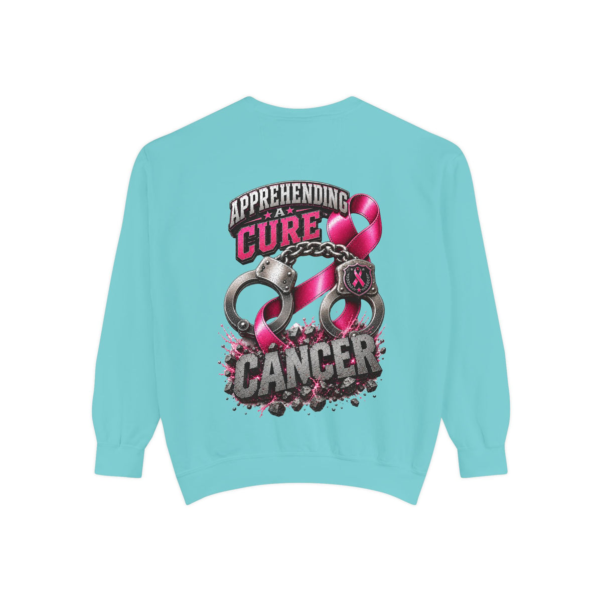 Apprehending a cure Breast Cancer Awareness Sweatshirt  LEO edition
