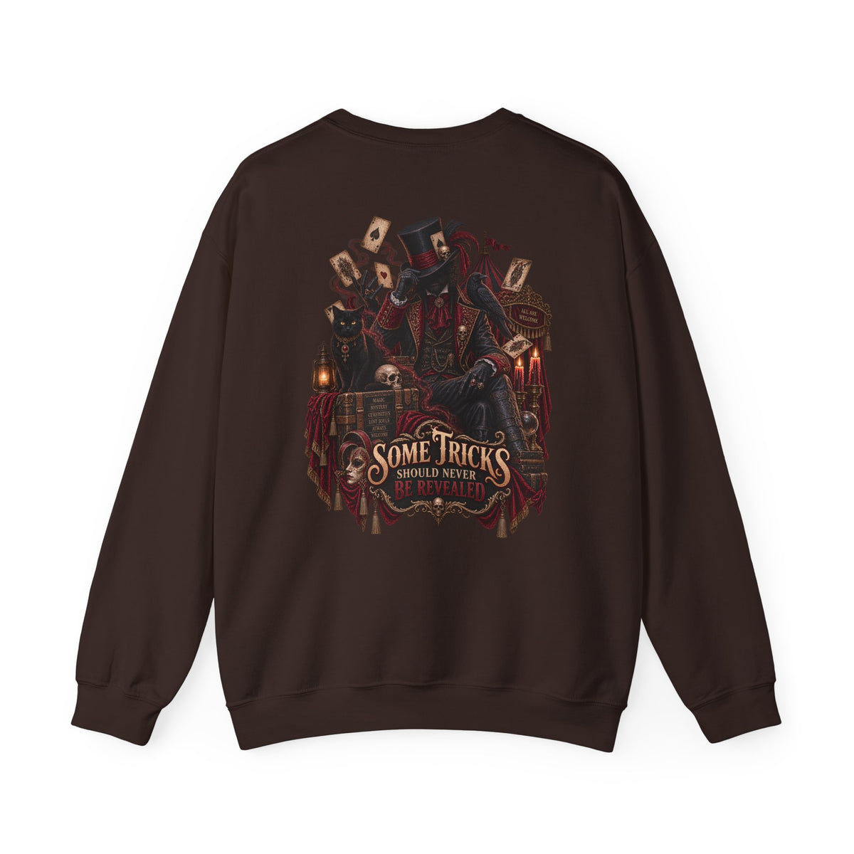 Some Tricks Should Never Be Revealed | Haunted Magician Gothic Circus Shirt