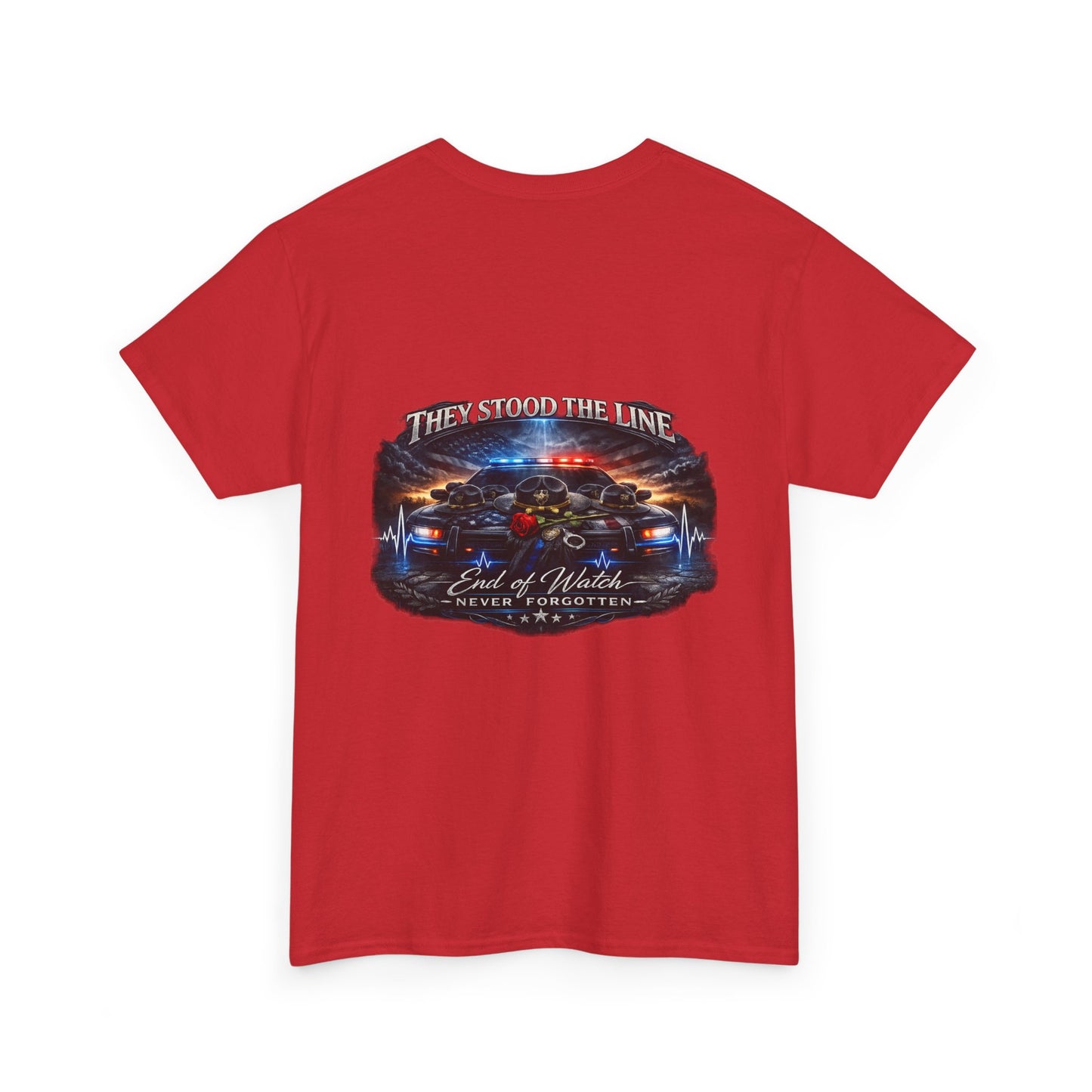 North Carolina State Trooper Memorial T-Shirt — Badge Tribute