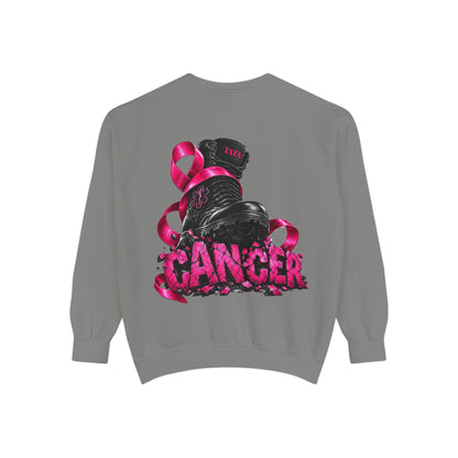 Cancer Awareness Sweatshirt  EMS Edition– Pink Ribbon Fighter Graphic Crewneck