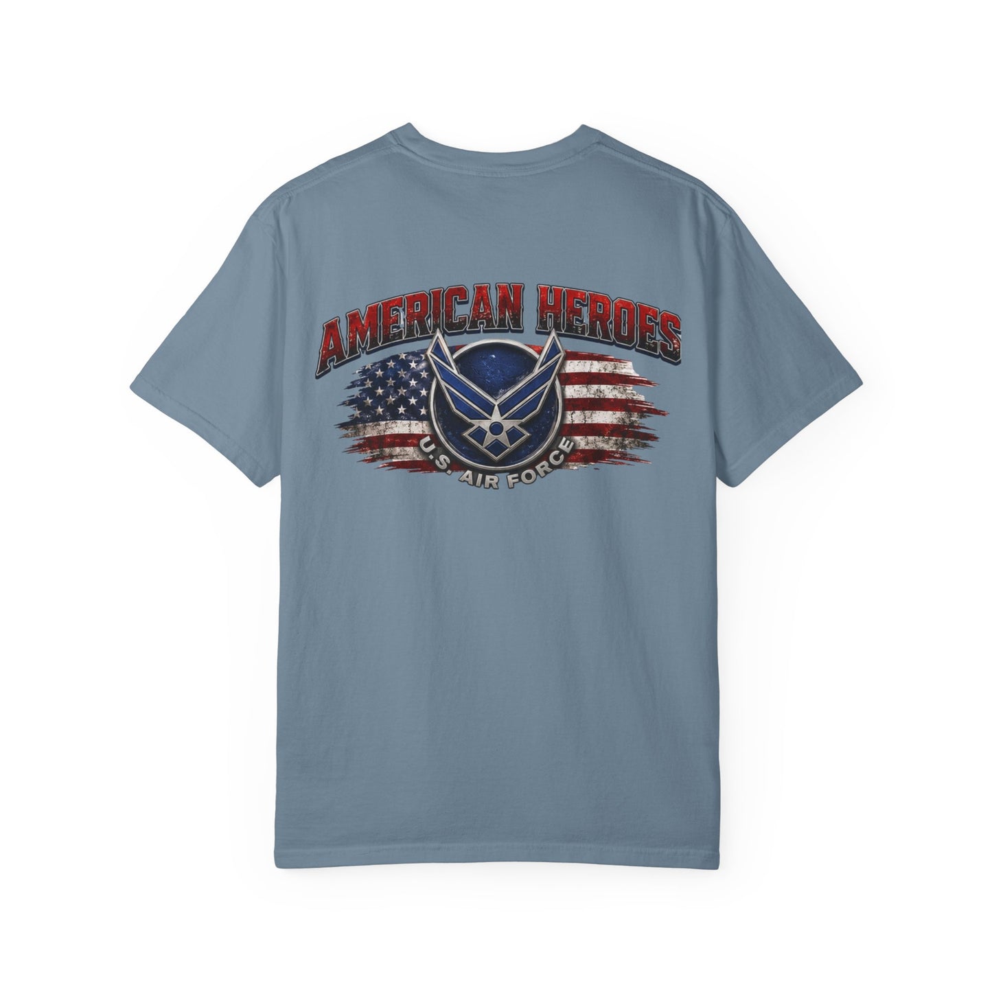 Air Force American Heroes T-Shirt — Patriotic U.S. Flag Military Tee