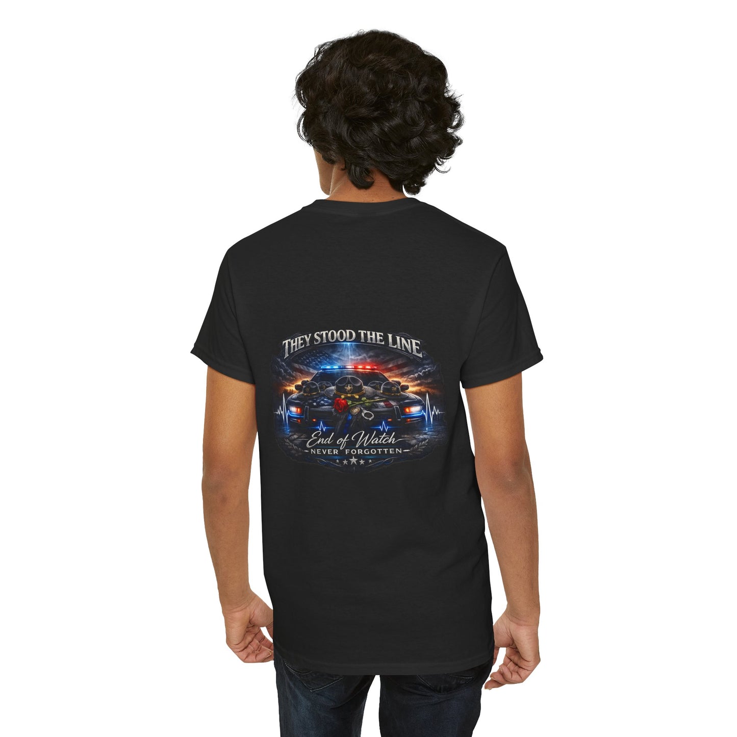 North Carolina State Trooper Memorial T-Shirt — Badge Tribute