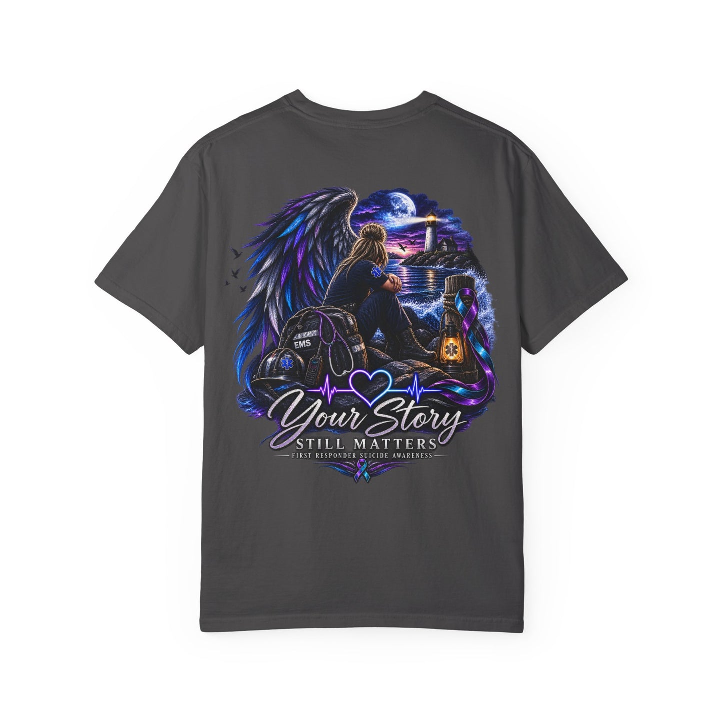 Your Story Still Matters T-Shirt — Angel Wings Memorial Tee