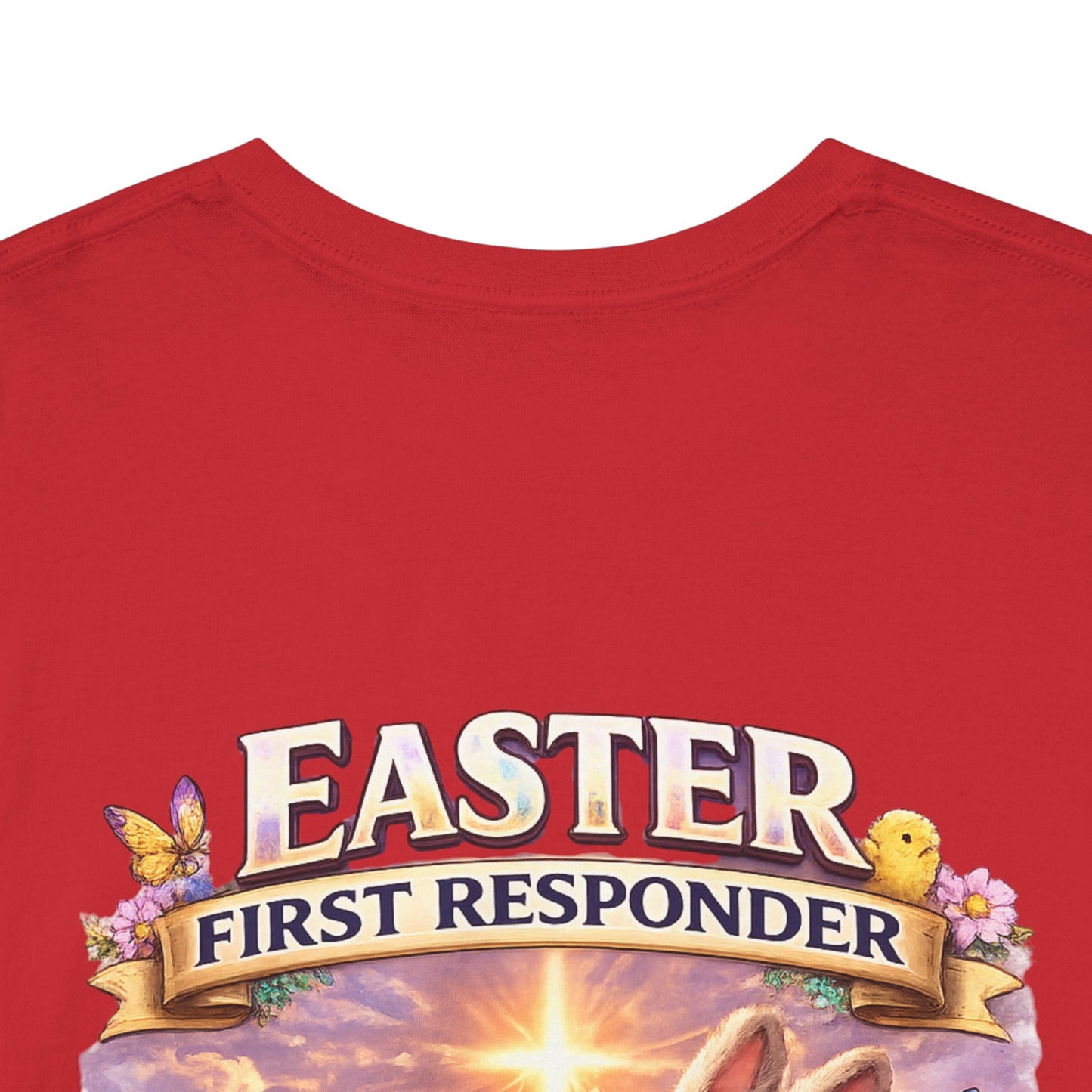 First Responder Easter T-Shirt — Cute EMS, Firefighter & Police Holiday Tee