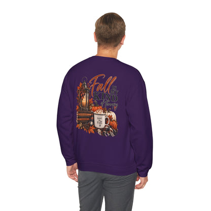 Fall Is My Kind Of Therapy Sweatshirt | Autumn Leaves Lantern Coffee Pumpkin