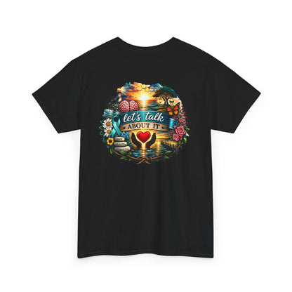 Let’s Talk About It Mental Health Awareness T-Shirt  You Are Not Alone Inspirational Tee Depression, Anxiety, PTSD