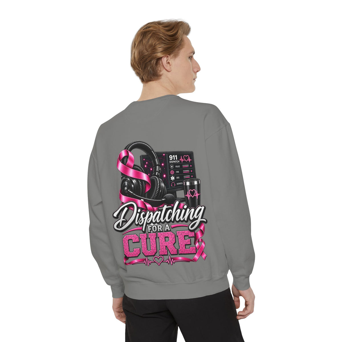 Dispatching for a Cure Sweatshirt