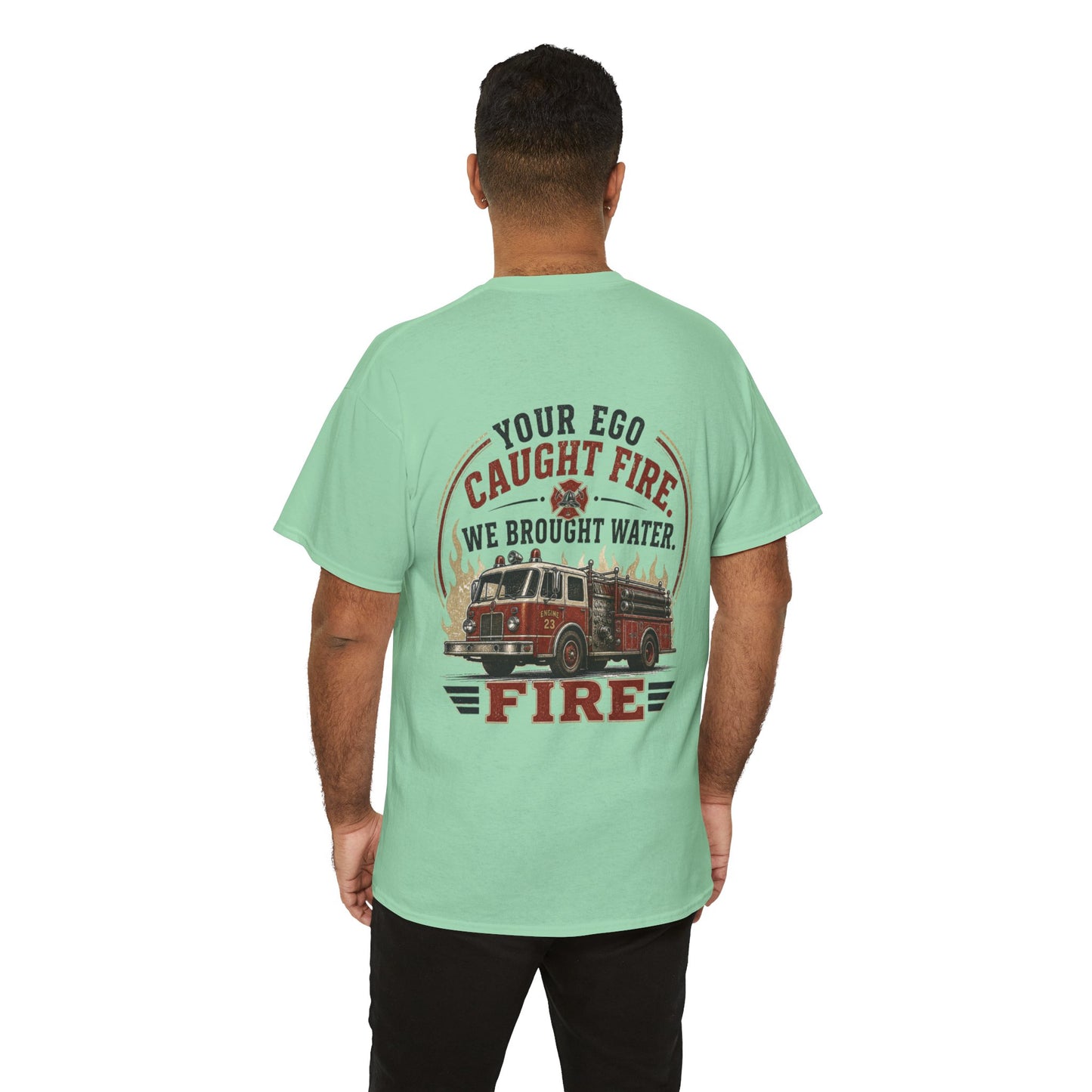 Vintage Firefighter Tee | Retro Fire Dept Shirt