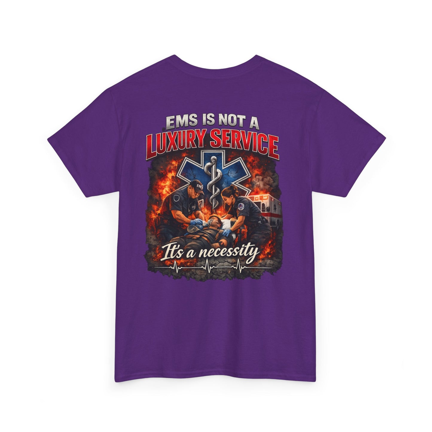 EMS Is Not a Luxury Service Shirt Tee | Paramedic EMT First Responder Ambulance Crew