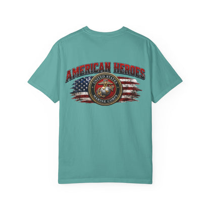 USMC 'American Heroes' Garment-Dyed T-Shirt
