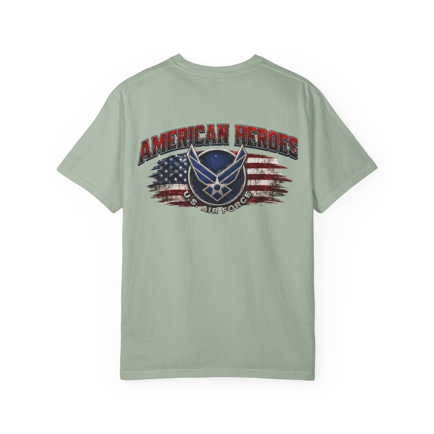 Air Force American Heroes T-Shirt — Patriotic U.S. Flag Military Tee