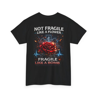 Paramedic EMT Tee — "Fragile Like a Bomb" First Responder Gift