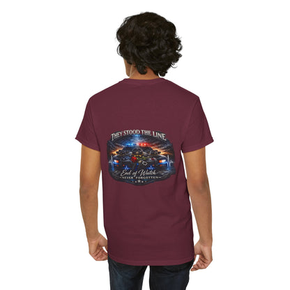 North Carolina State Trooper Memorial T-Shirt — Badge Tribute