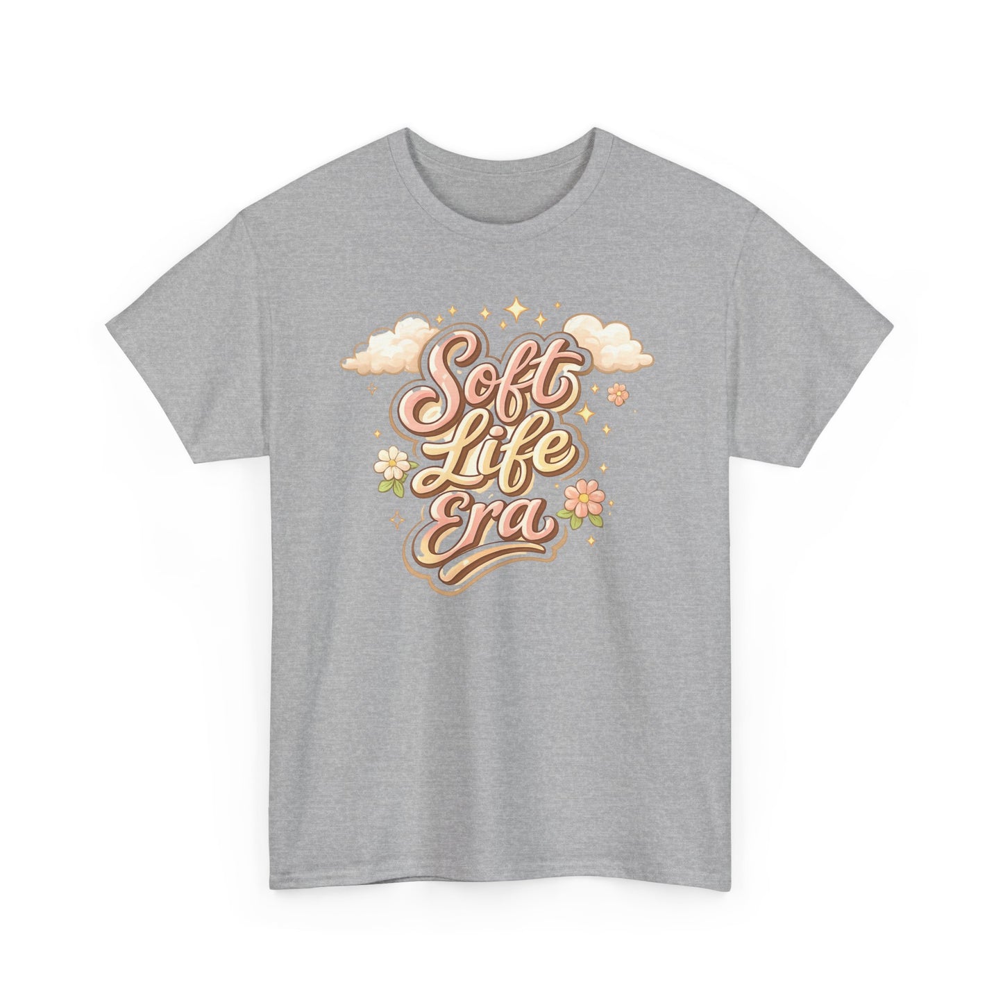 Soft Life Era Graphic Tee | Aesthetic Soft Girl Vintage Self Care Shirt