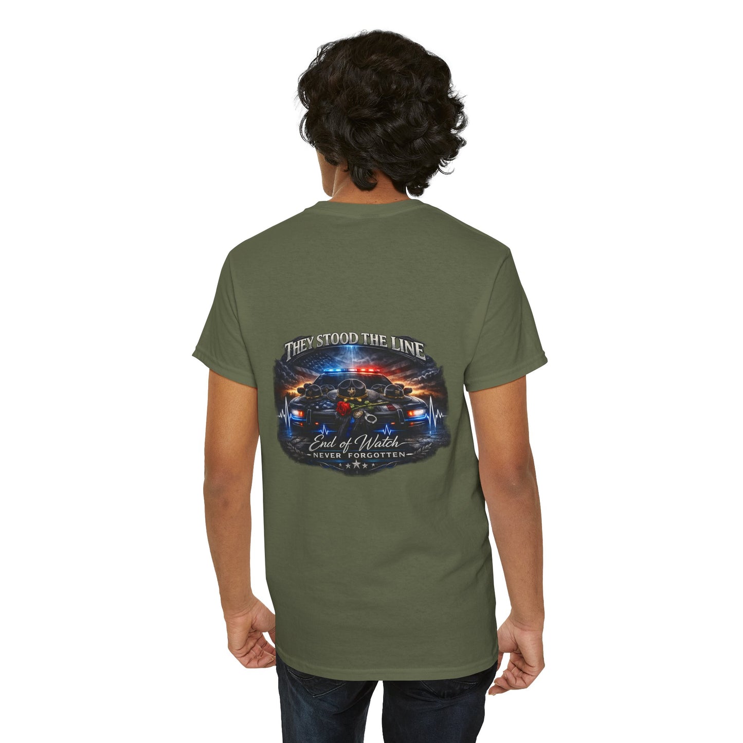 North Carolina State Trooper Memorial T-Shirt — Badge Tribute