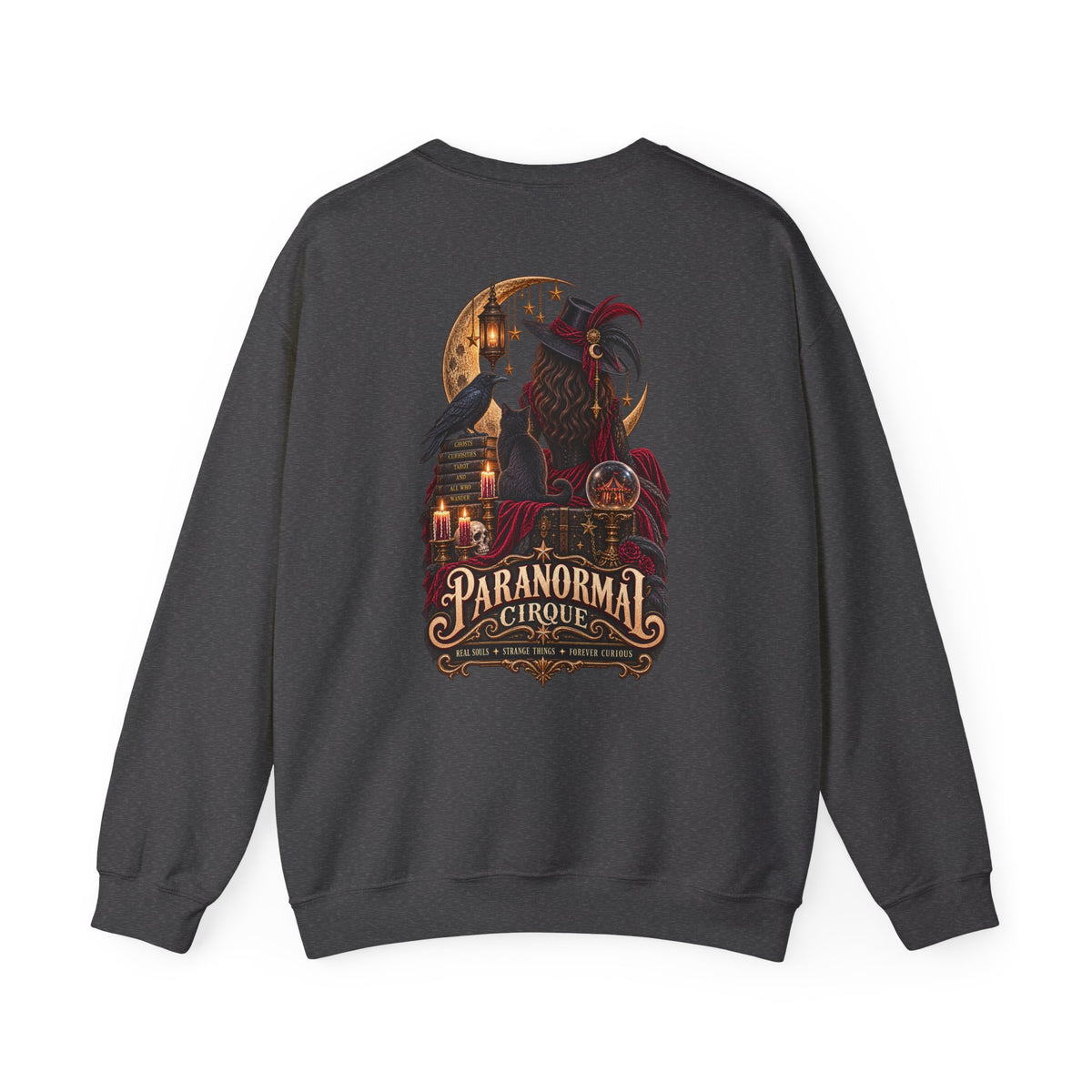 Paranormal Cirque | Real Souls, Strange Things & Forever Curious Gothic Shirt
