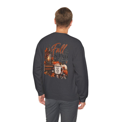Fall Is My Kind Of Therapy Sweatshirt | Autumn Leaves Lantern Coffee Pumpkin