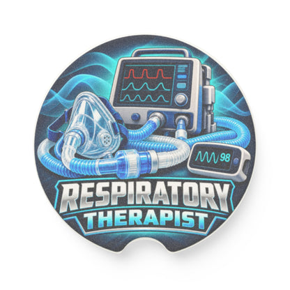 Respiratory Therapist Car Coaster — Soapstone Drink Holder