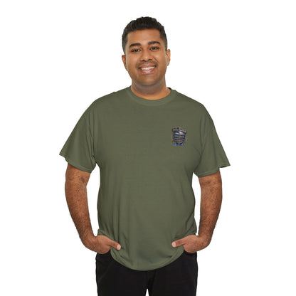 Sworn to serve-State Trooper Badge North Carolina T‑Shirt – Motto