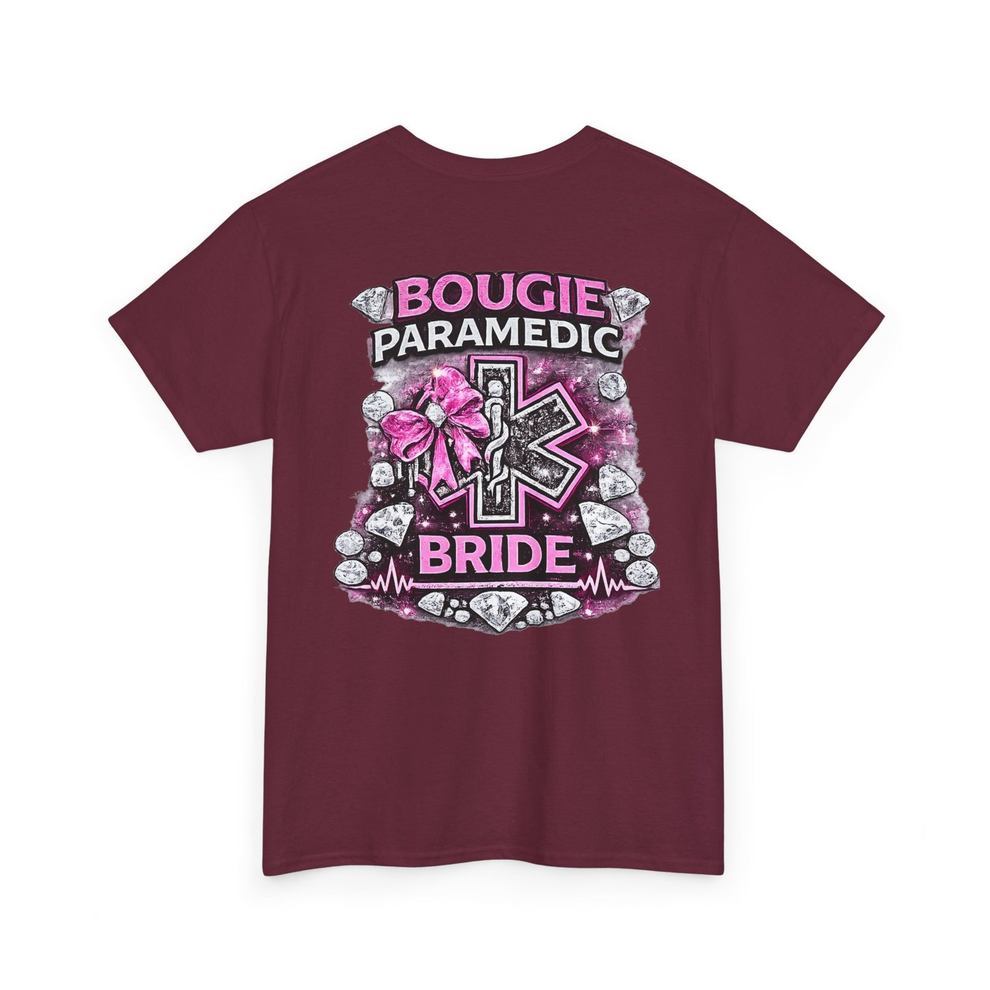Bougie Paramedic Bride T-Shirt — EMS First Responder Bride Gift