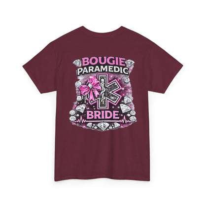 Bougie Paramedic Bride T-Shirt — EMS First Responder Bride Gift