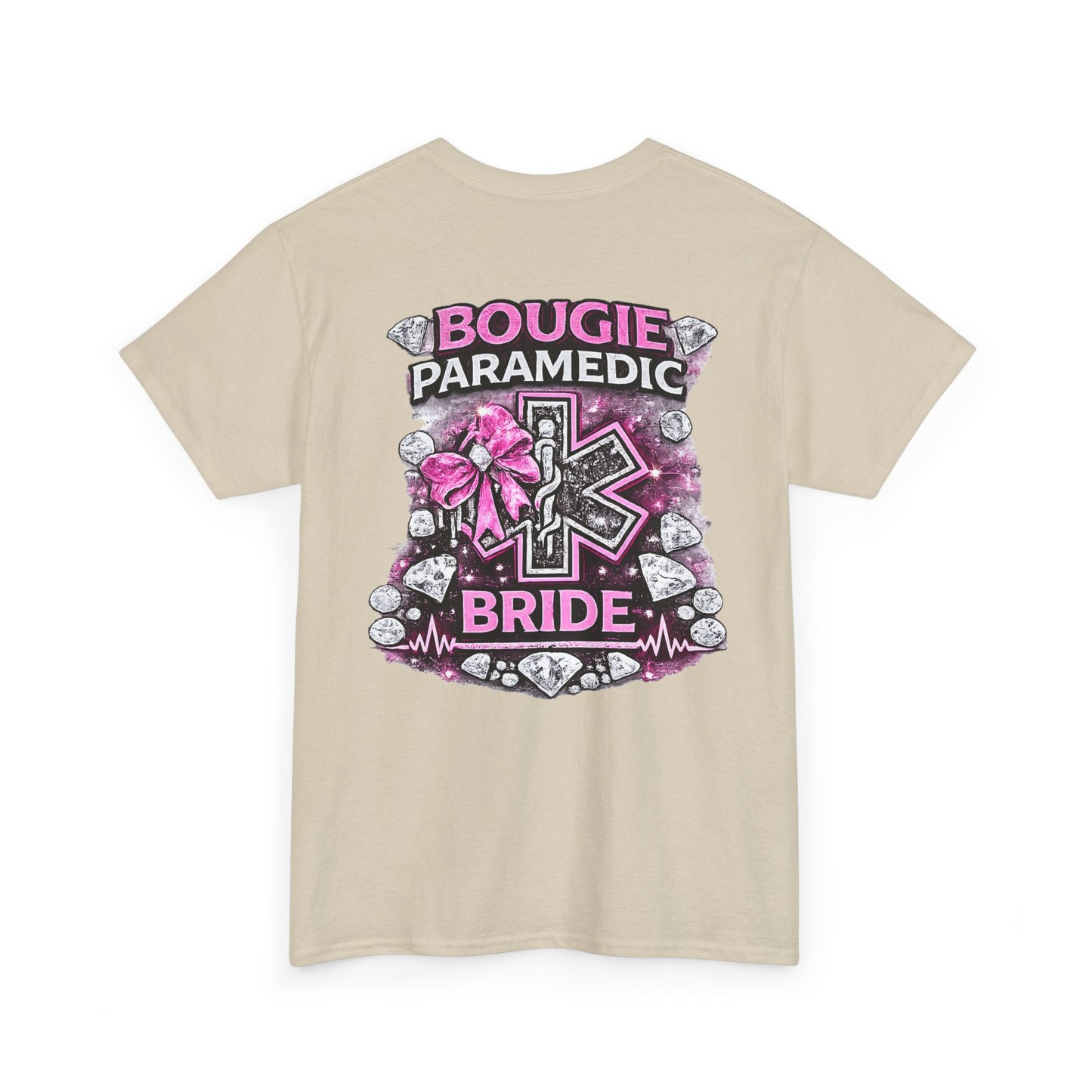 Bougie Paramedic Bride T-Shirt — EMS First Responder Bride Gift