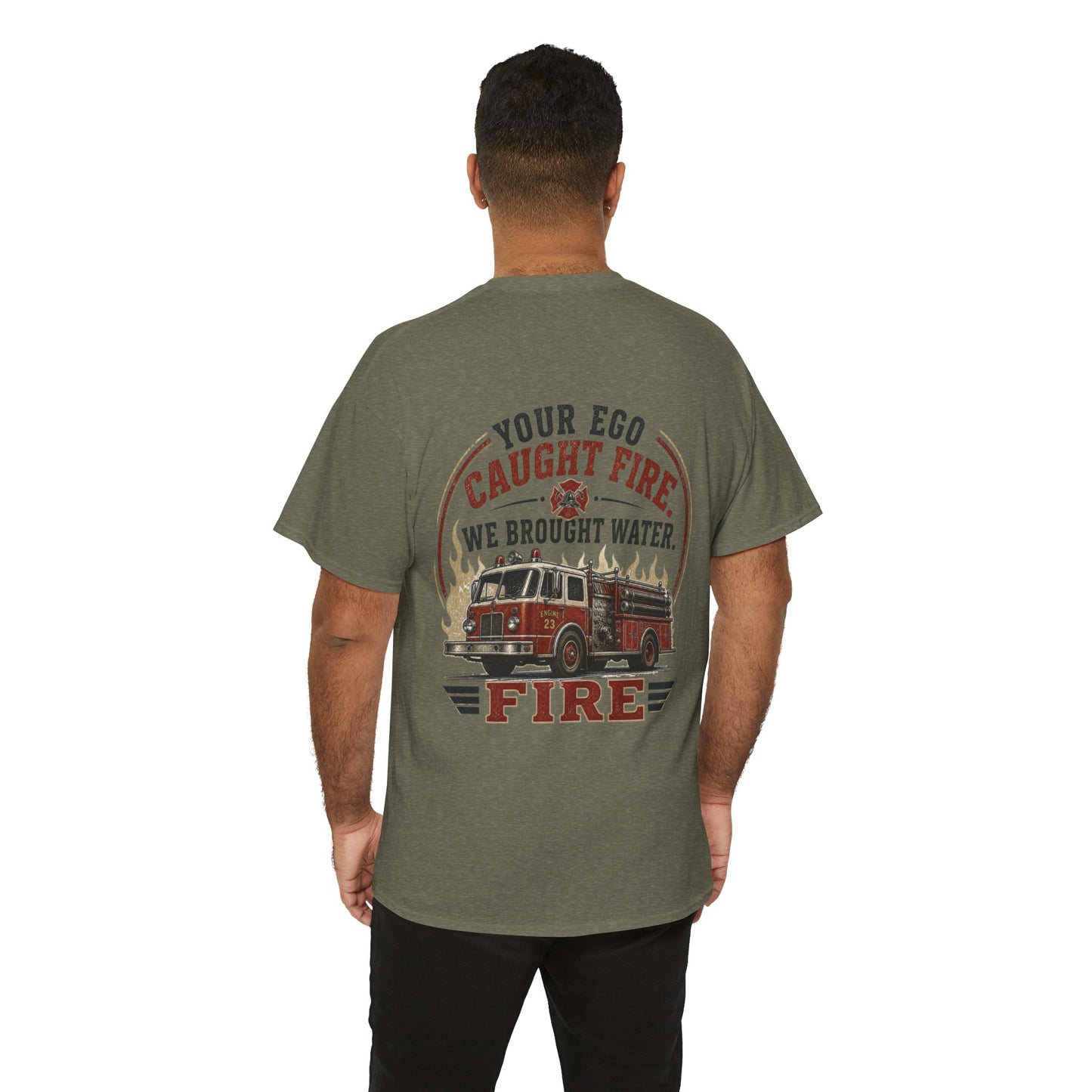 Vintage Firefighter Tee | Retro Fire Dept Shirt