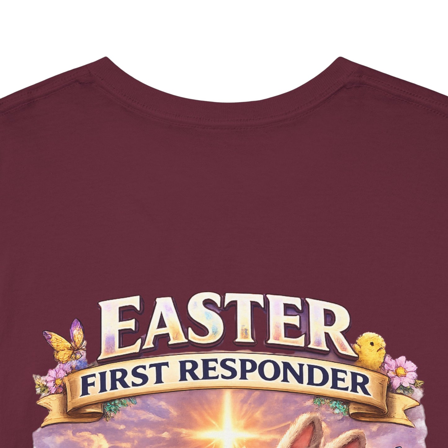 First Responder Easter T-Shirt — Cute EMS, Firefighter & Police Holiday Tee