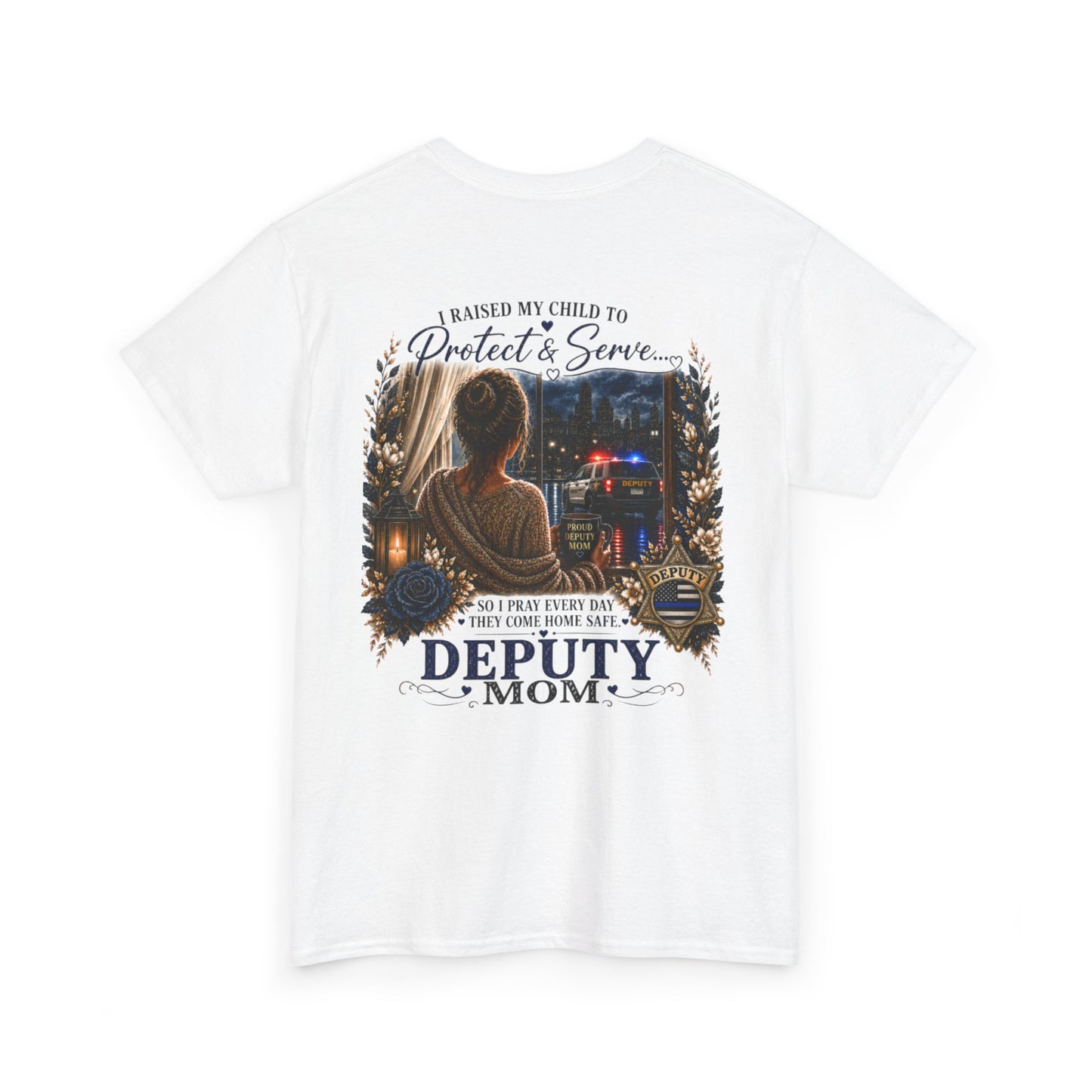 Deputy Mom Tee — Proud Police Mom "Back The Blue" Family Shirt