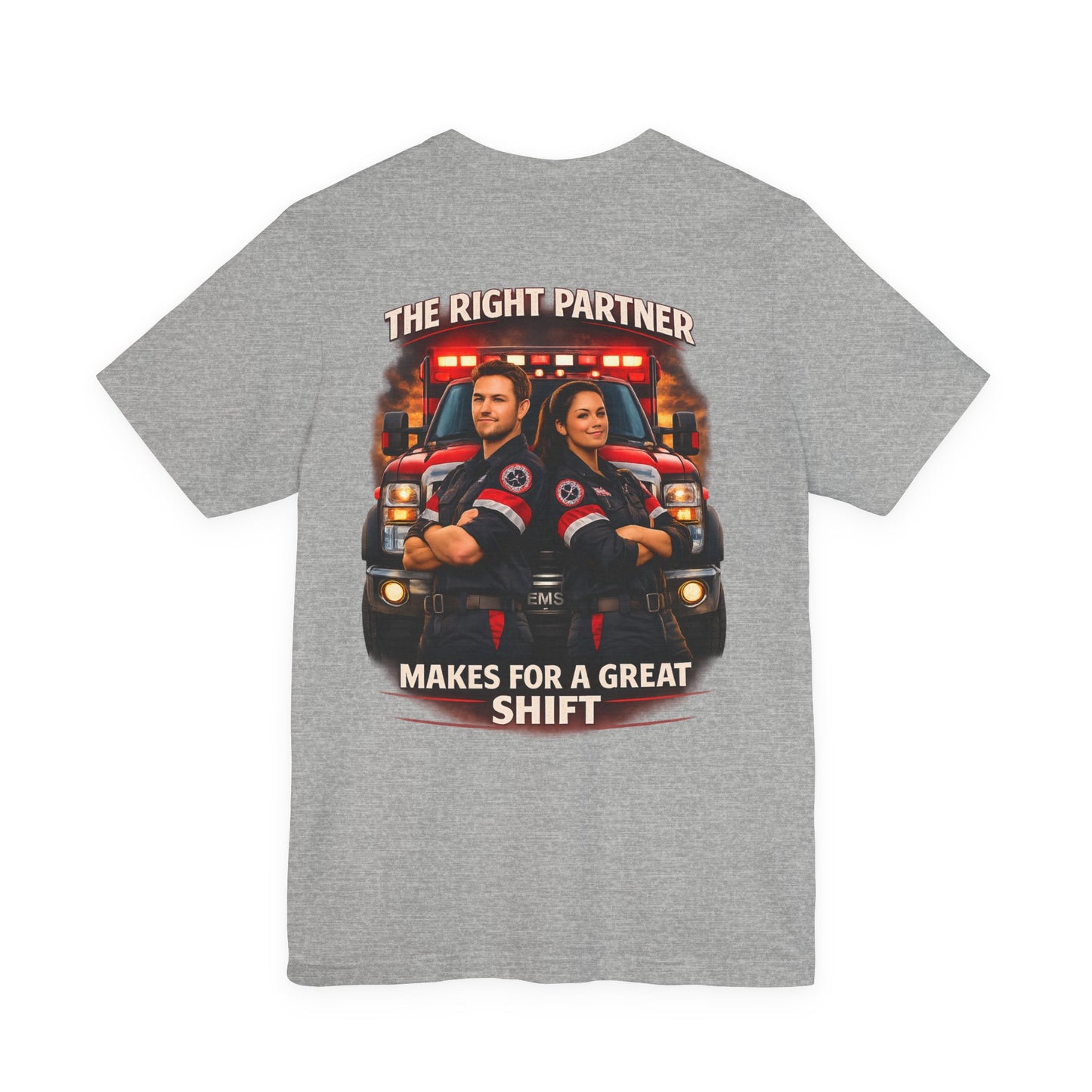 First Responder Tribute T-Shirt — Paramedic, Law Enforcement & Firefighter Partner Tee