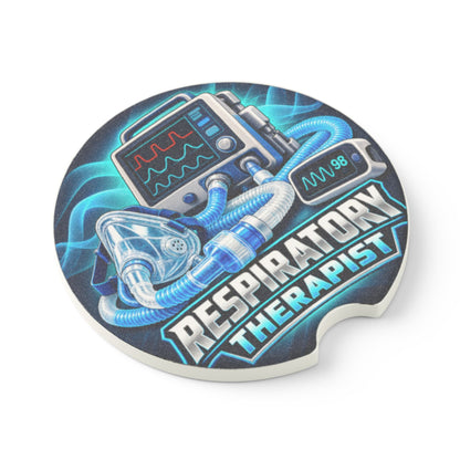 Respiratory Therapist Car Coaster — Soapstone Drink Holder