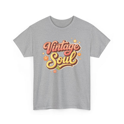 Retro Groovy Tee — "Vintage Soul" 70s-Inspired Hippie Graphic Shirt