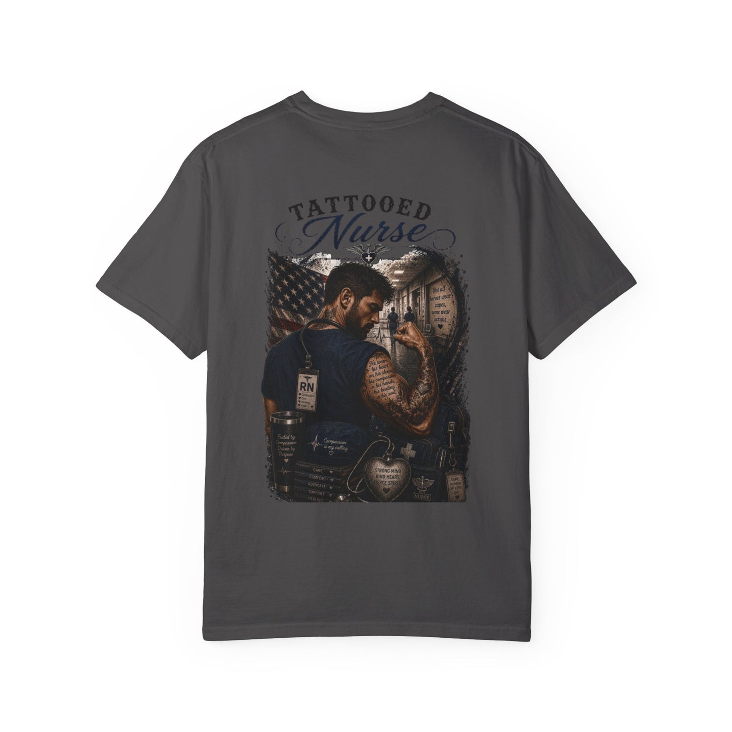 Tattooed Nurse Compassion Is My Calling T-shirt | RN Tattoo-Inspired Shirt