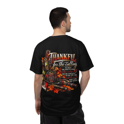 Thankful for the Calling | Firefighter Thanksgiving T-Shirt