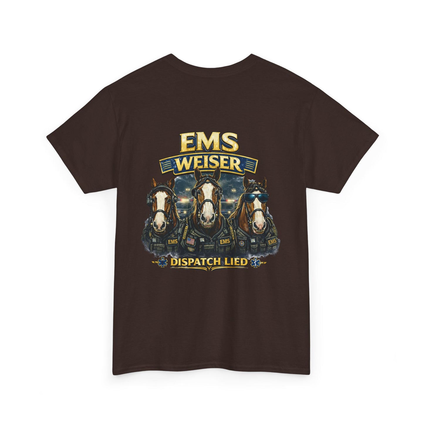 First Responder Medic Paramedic Firefighter Police T-Shirt | Dark Humor EMS Tee