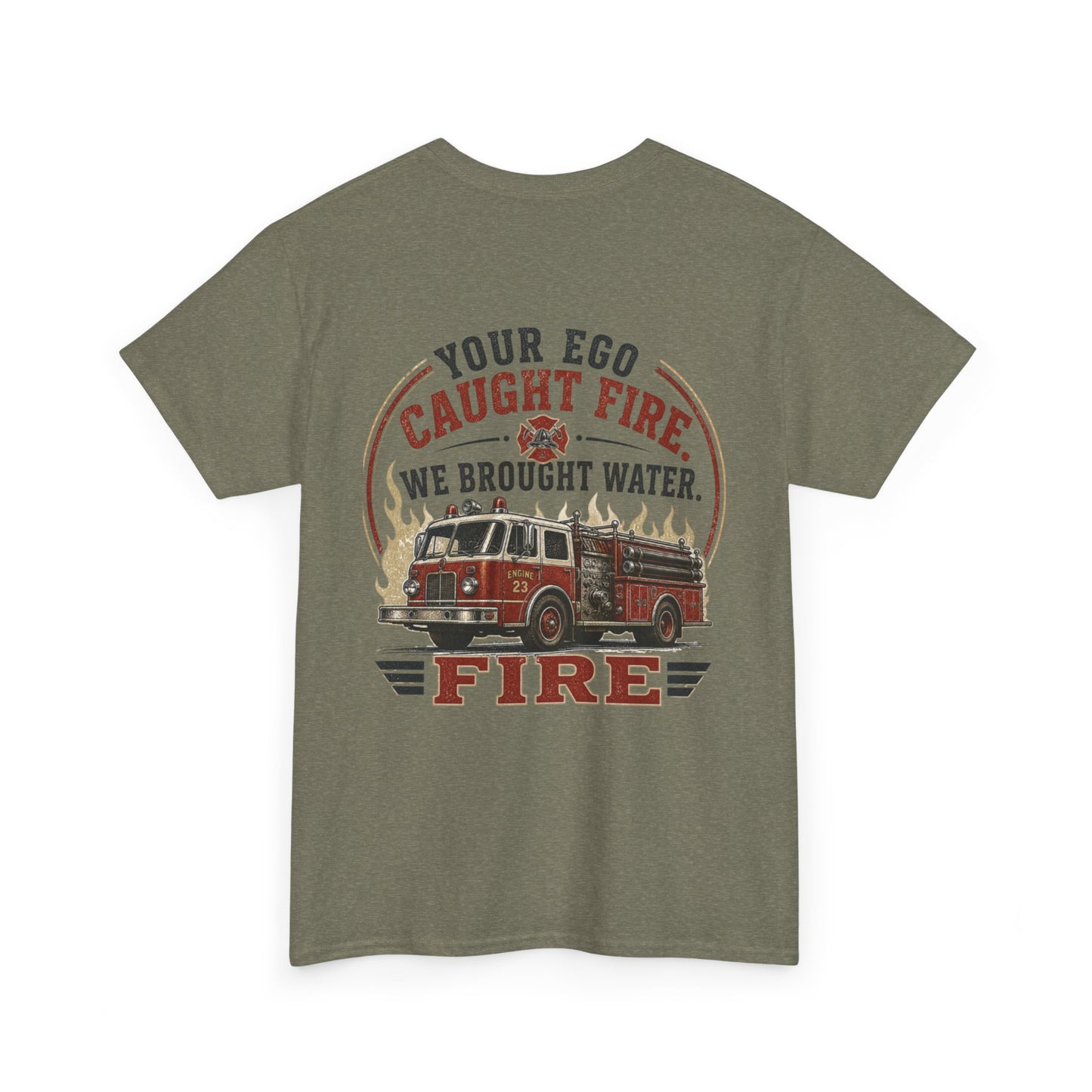 Vintage Firefighter Tee | Retro Fire Dept Shirt