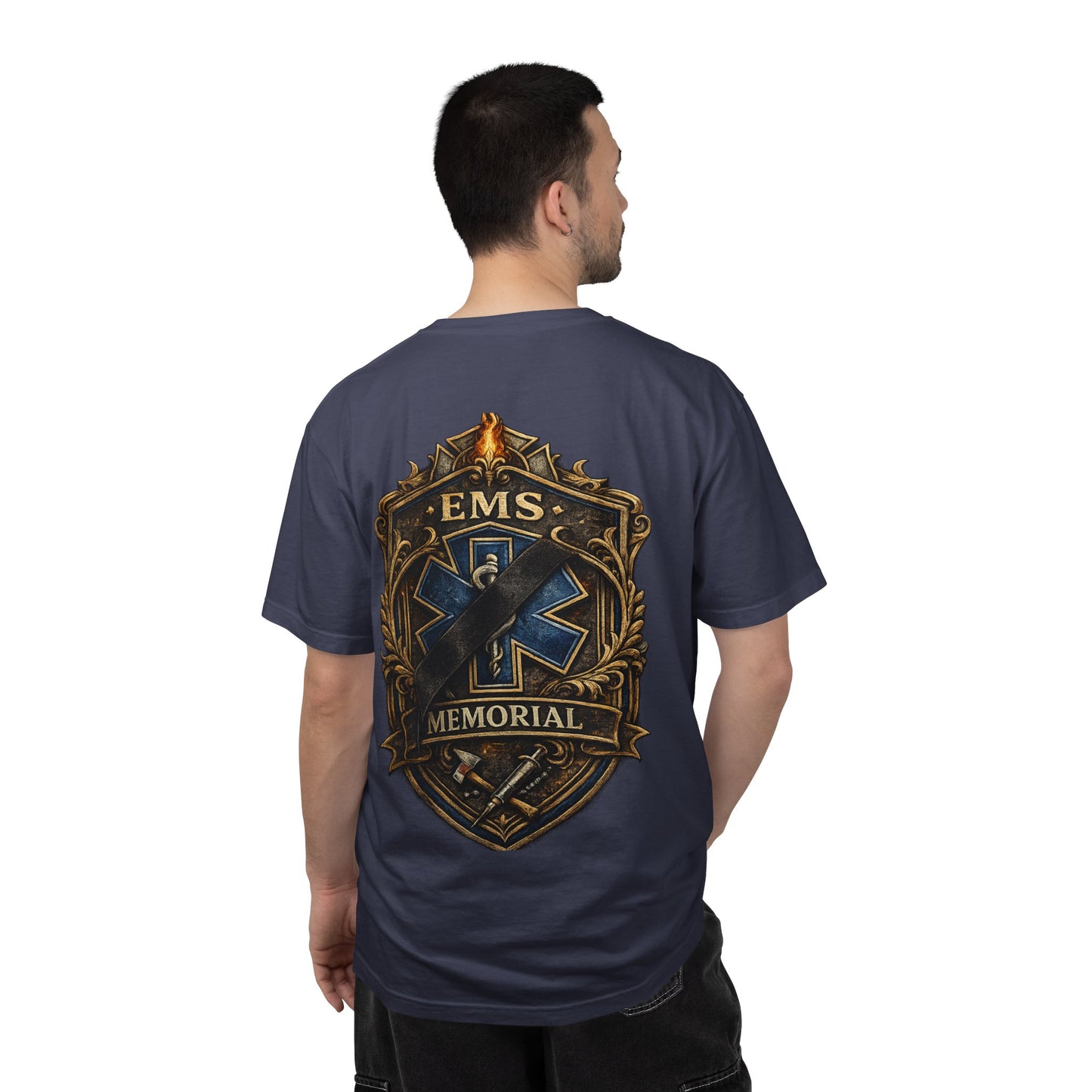 EMS Fallen Tribute T-Shirt — First Responders Memorial Tee