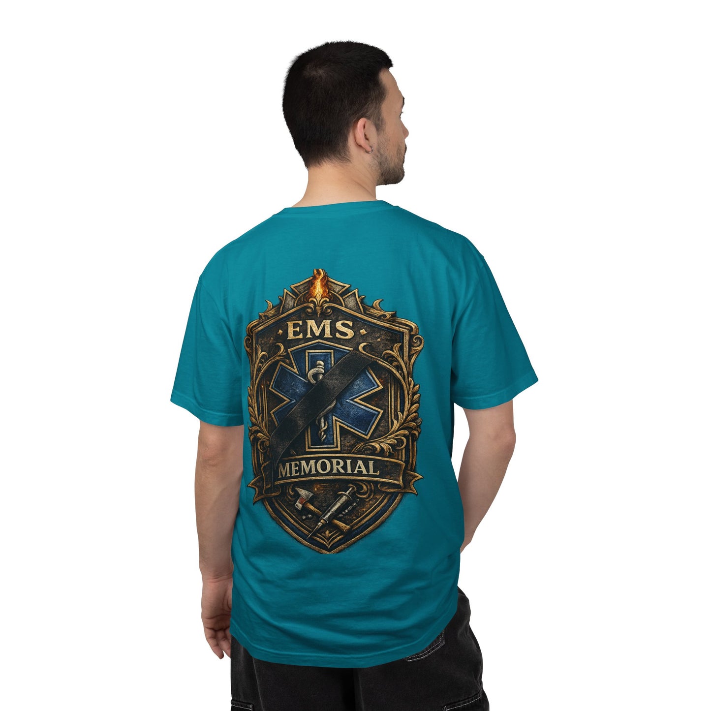 EMS Fallen Tribute T-Shirt — First Responders Memorial Tee