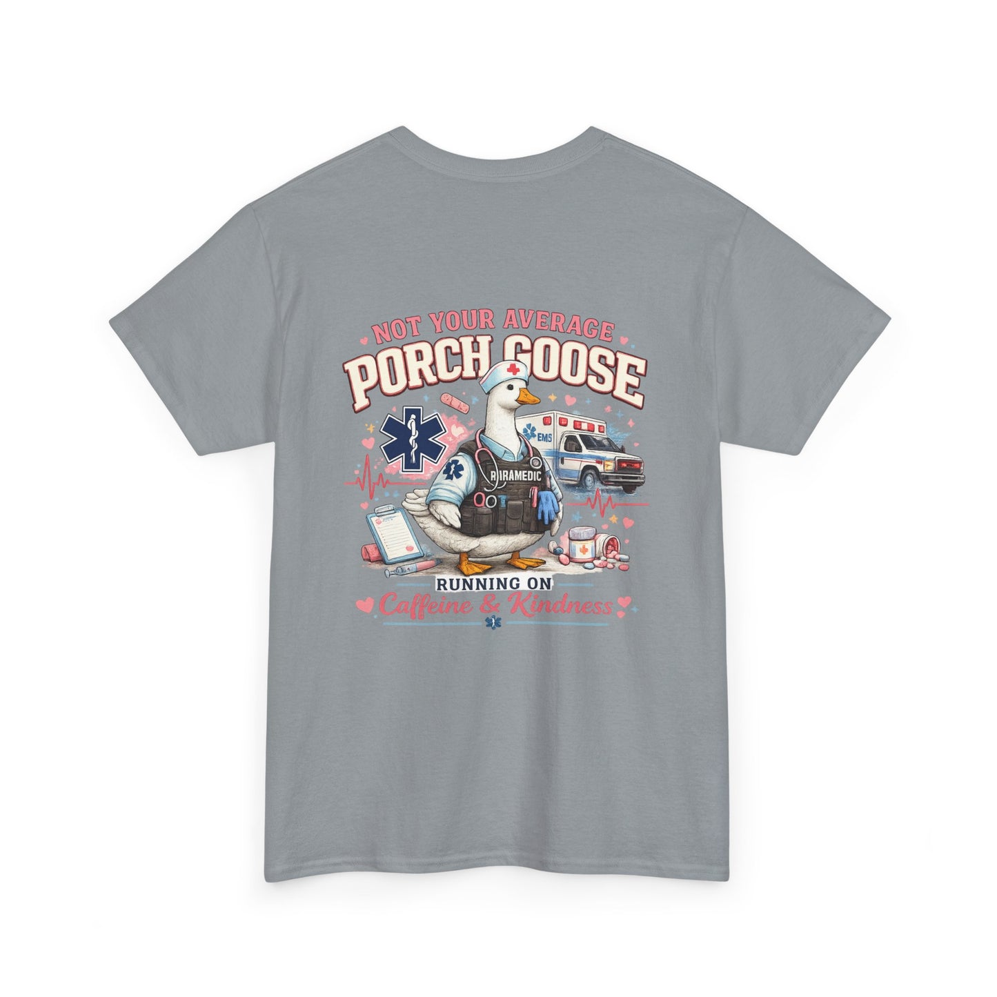 Paramedic Porch Goose T-Shirt — Support First Responders